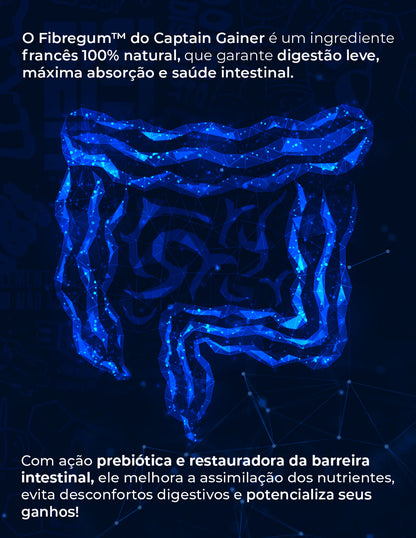 CAPTAIN GAINER - O HERÓI DOS FRANGOS 3kg • 20 DOSES • UNDER LABZ