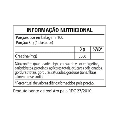 CREATPURE - CREATINA CREAPURE - 150g - (POTE) - BLACK SKULL