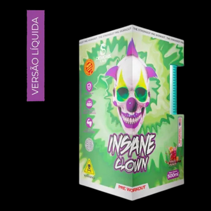 PRÉ-TREINO LIQUIDO INSANE CLOWN FRUIT PUNCH - 500ml - DEMONS LAB