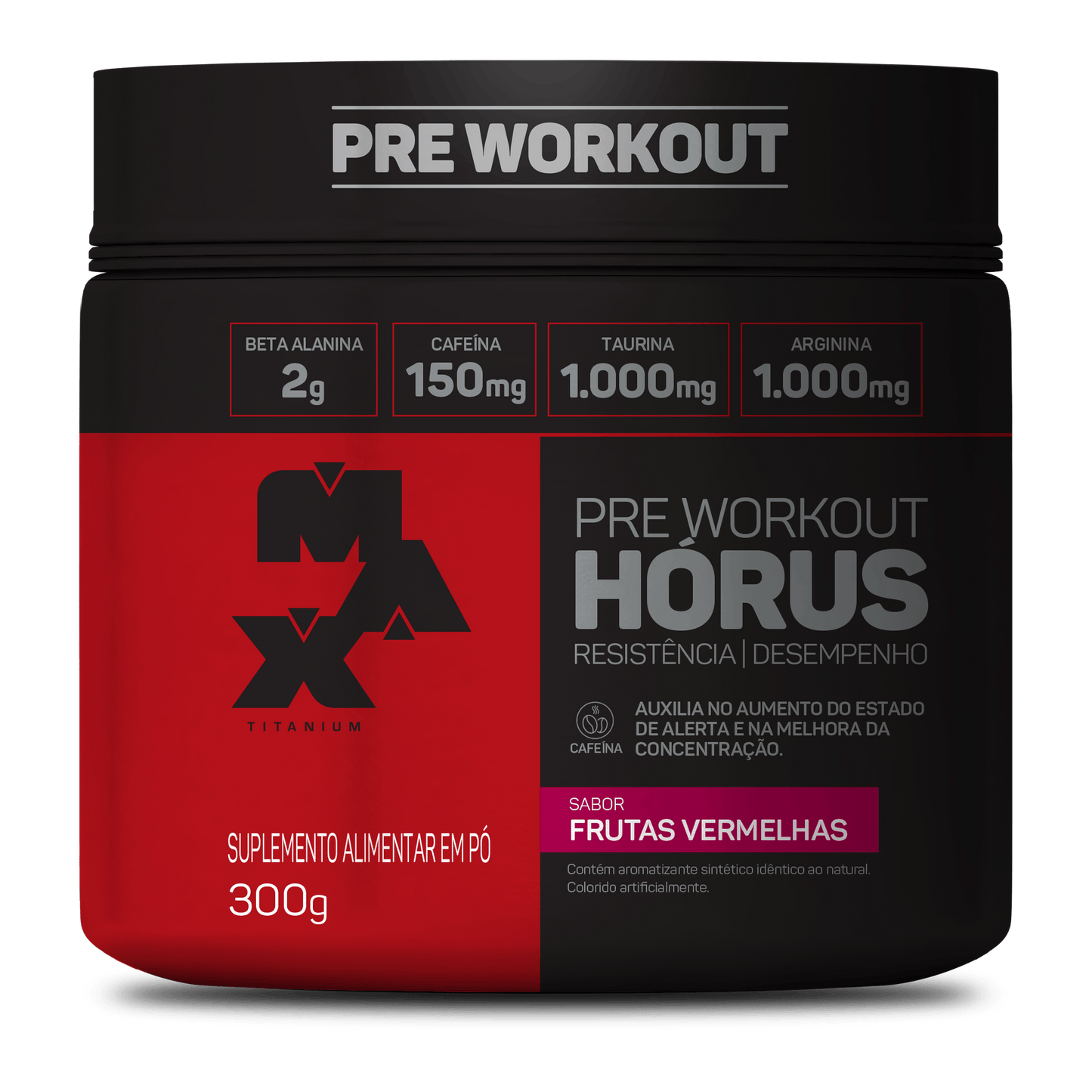 PRÉ-TREINO HÓRUS 300g - MAX TITANIUM
