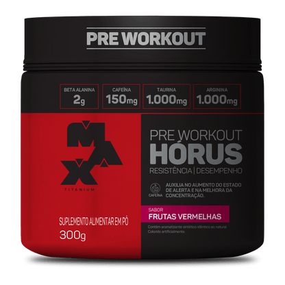 PRÉ-TREINO HÓRUS 300g - MAX TITANIUM