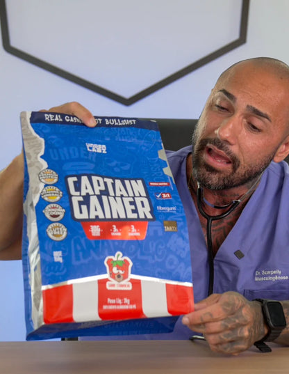 CAPTAIN GAINER - O HERÓI DOS FRANGOS 3kg • 20 DOSES • UNDER LABZ