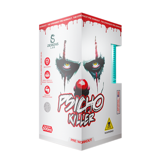 PRÉ-TREINO LÍQUIDO PSICHO KILLER FRUIT PUNCH 500ml - DEMONS LAB