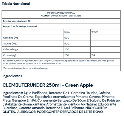 CLEMBUTER - 250ml - UNDER LABZ