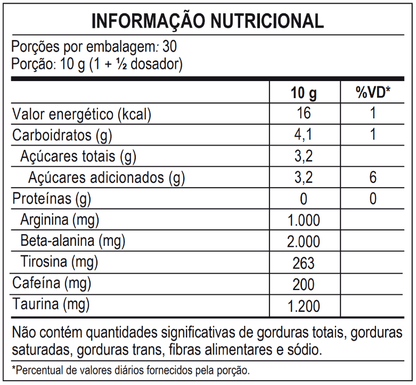 PRÉ-TREINO ÉGIDE 300g - MAX TITANIUM
