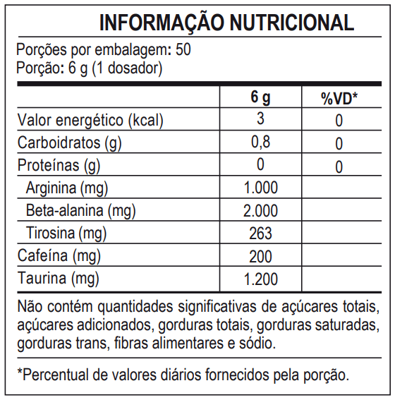 PRÉ-TREINO ÉGIDE 300g - MAX TITANIUM