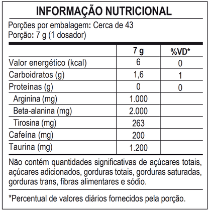 PRÉ-TREINO ÉGIDE 300g - MAX TITANIUM