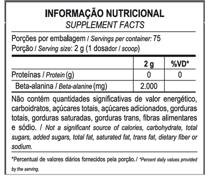 BETA-ALANINA 150g - MAX TITANIUM