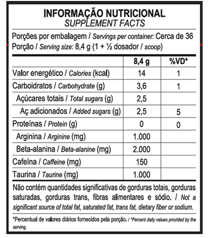 PRÉ-TREINO HÓRUS 300g - MAX TITANIUM