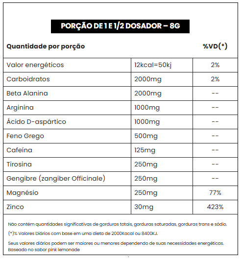 TEST ON ENERGIA E TESTOSTERONE BOOSTER - 240g - ADAPTOGEN