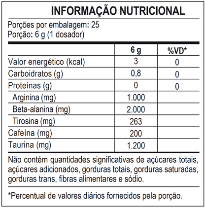 PRÉ-TREINO ÉGIDE 150g - MAX TITANIUM