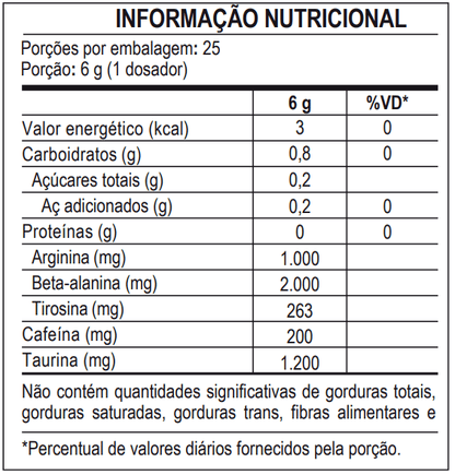 PRÉ-TREINO ÉGIDE 150g - MAX TITANIUM