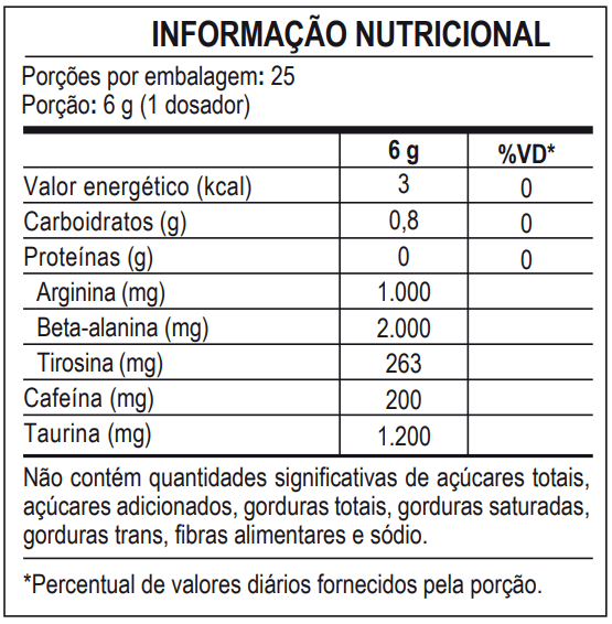 PRÉ-TREINO ÉGIDE 150g - MAX TITANIUM