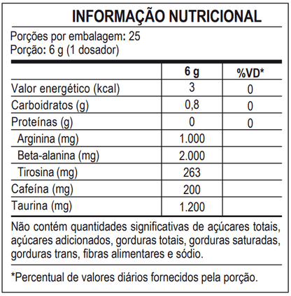 PRÉ-TREINO ÉGIDE 150g - MAX TITANIUM