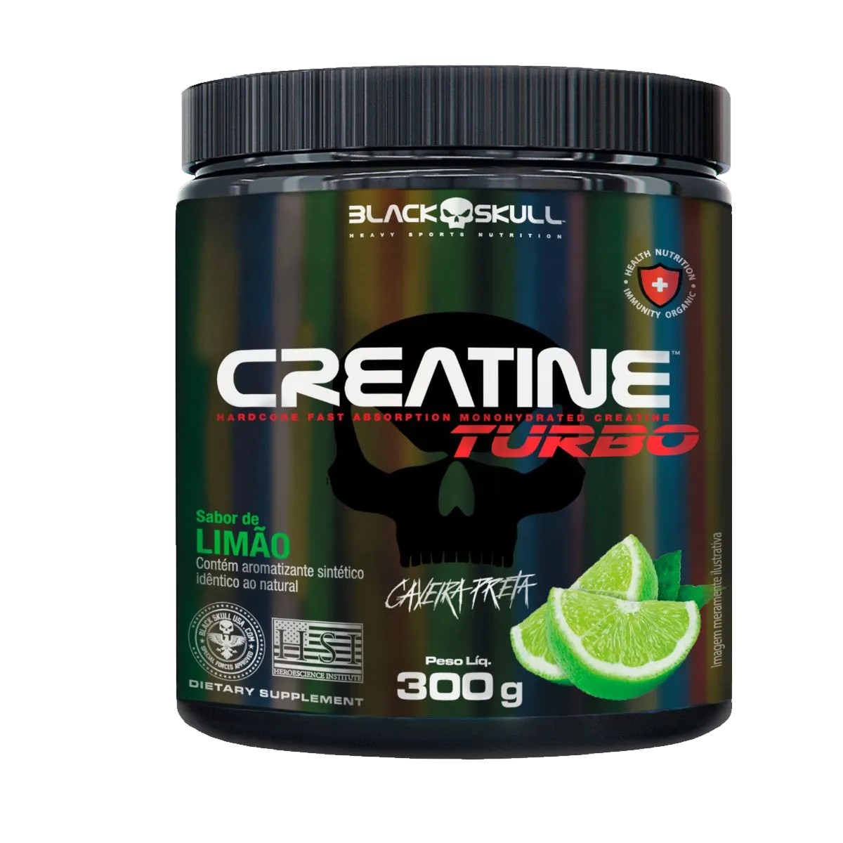 CREATINE TURBO 300g (POTE) - BLACK SKULL