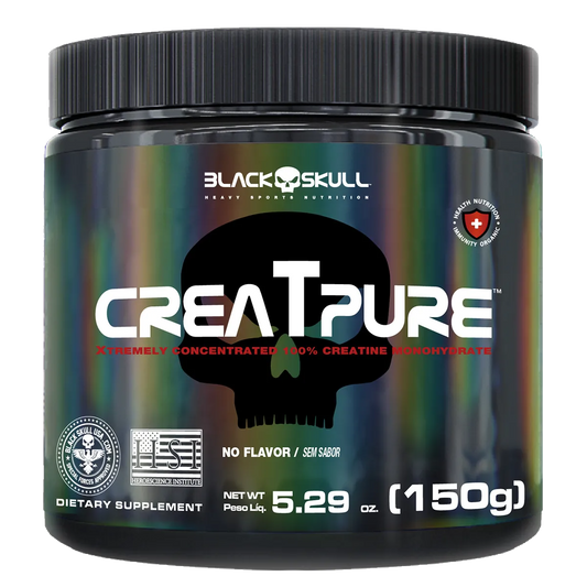 CREATPURE - CREATINA CREAPURE - 150g - (POTE) - BLACK SKULL