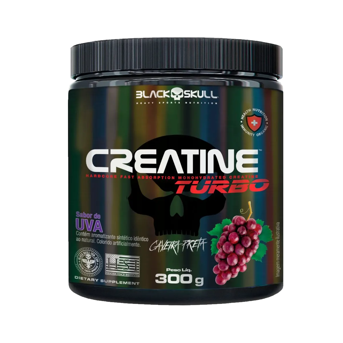 CREATINE TURBO 300g (POTE) - BLACK SKULL