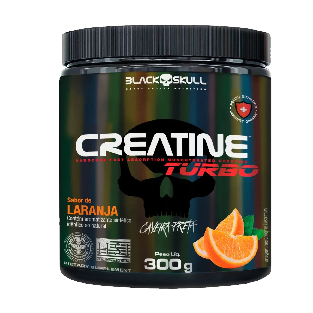 CREATINE TURBO 300g (POTE) - BLACK SKULL