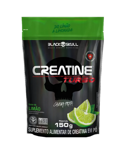 CREATINE TURBO - 150g - (REFIL) - BLACK SKULL