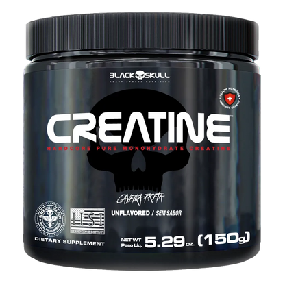 CREATINE - CREATINA MONOHIDRATADA - 150g - POTE - BLACK SKULL