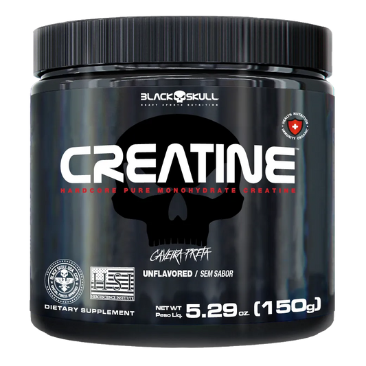 CREATINE - CREATINA MONOHIDRATADA - 150g - POTE - BLACK SKULL