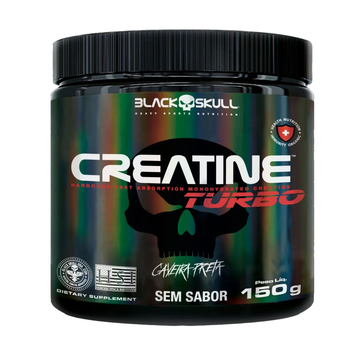 CREATINE TURBO - 150g - (POTE) - BLACK SKULL
