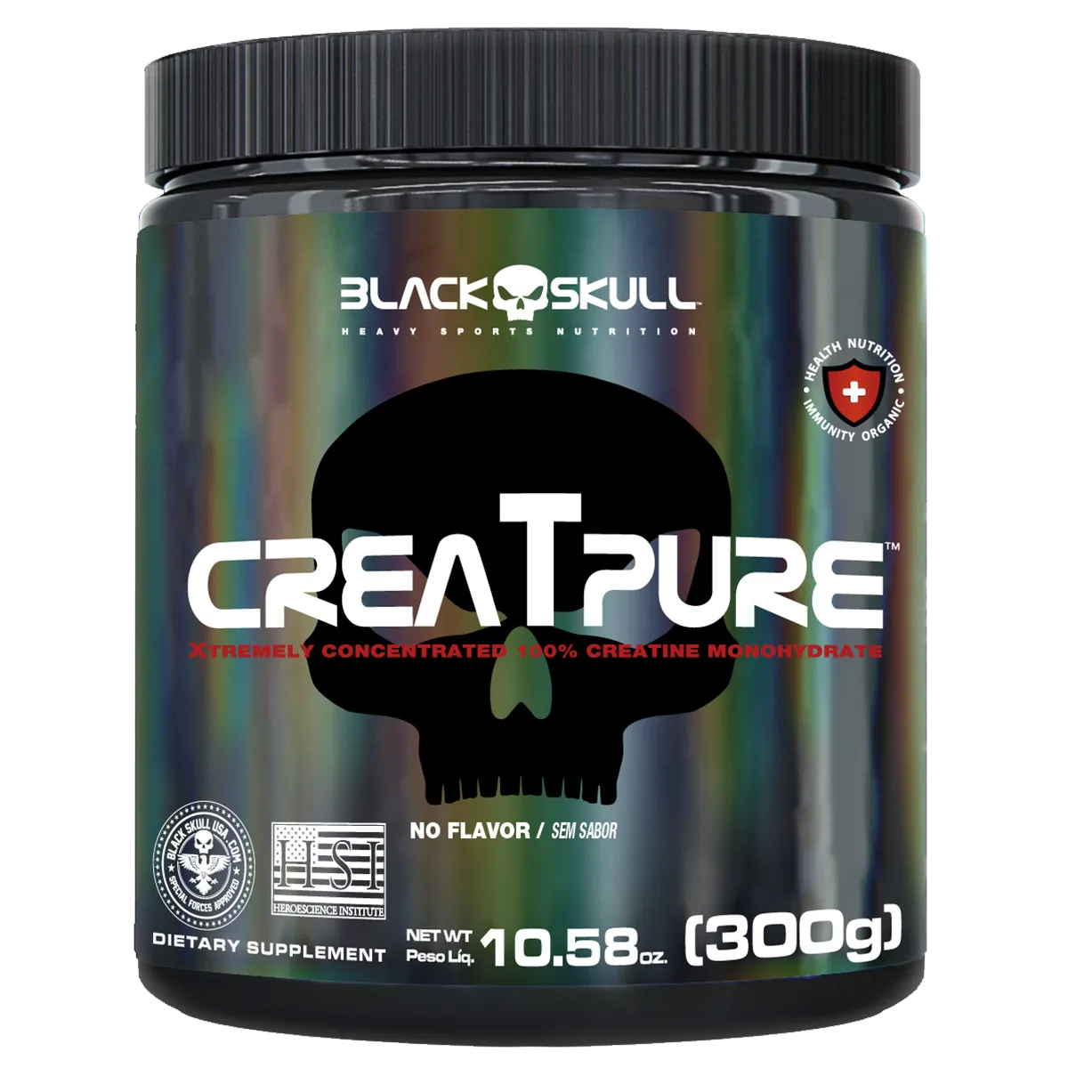 CREATPURE - CREATINA CREAPURE - 300g - (POTE) - BLACK SKULL