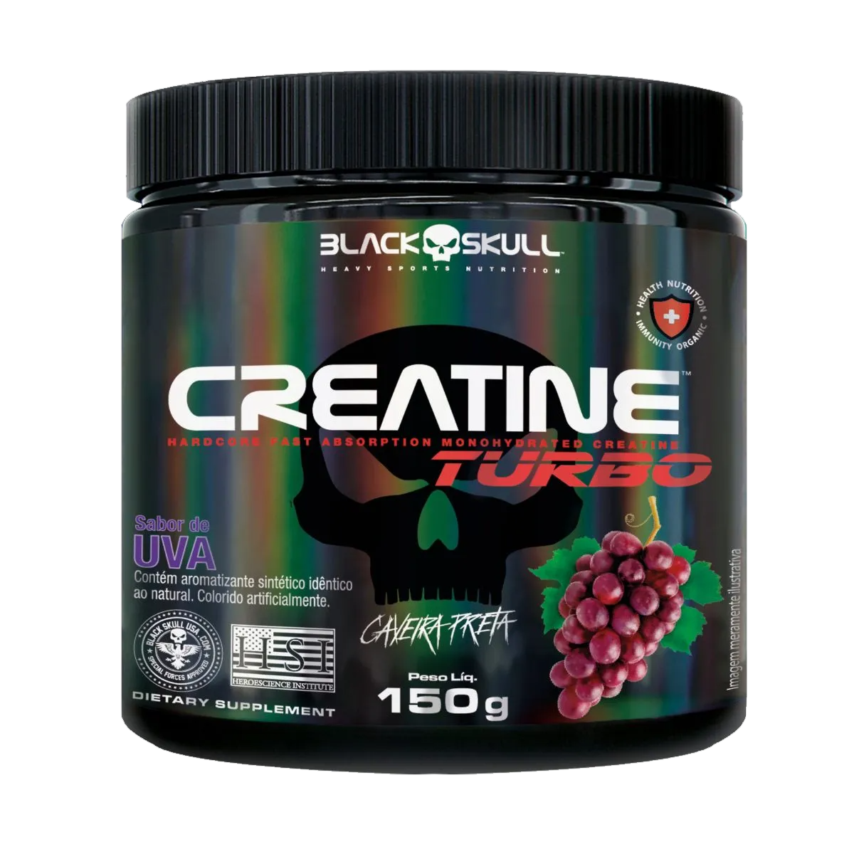 CREATINE TURBO - 150g - (POTE) - BLACK SKULL