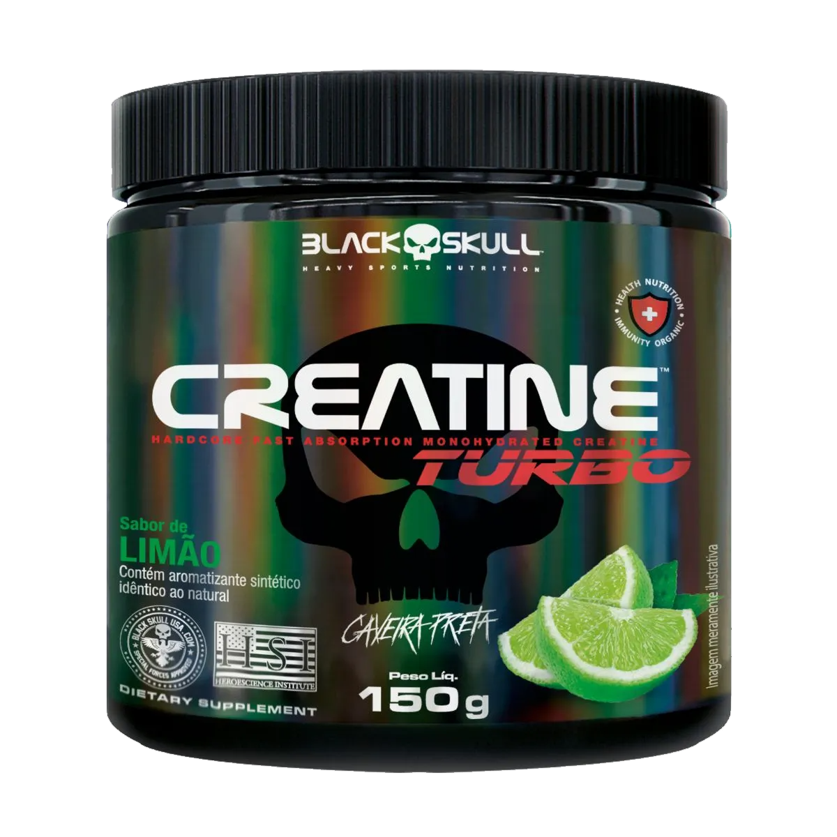 CREATINE TURBO - 150g - (POTE) - BLACK SKULL