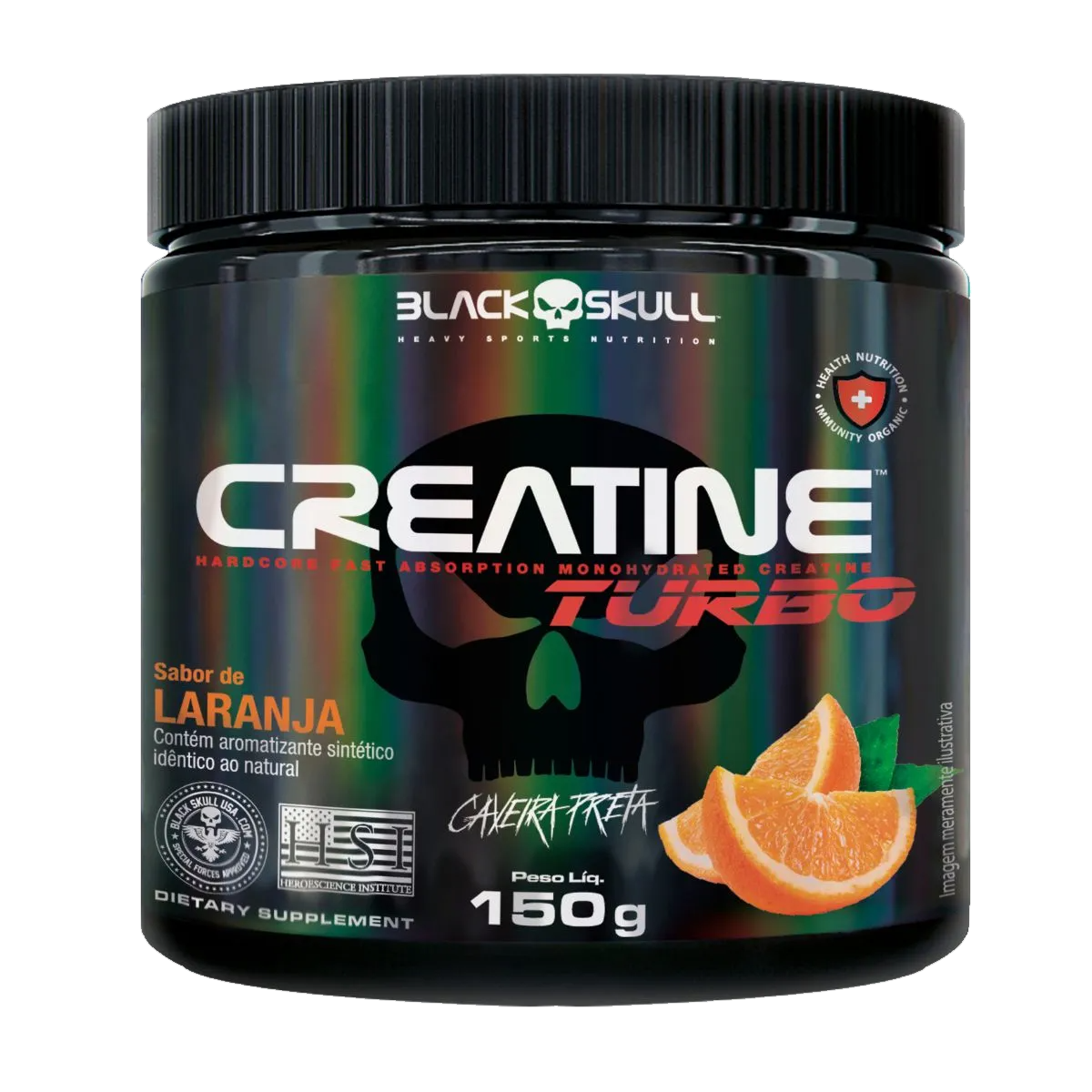 CREATINE TURBO - 150g - (POTE) - BLACK SKULL