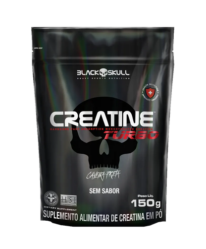 CREATINE TURBO - 150g - (REFIL) - BLACK SKULL