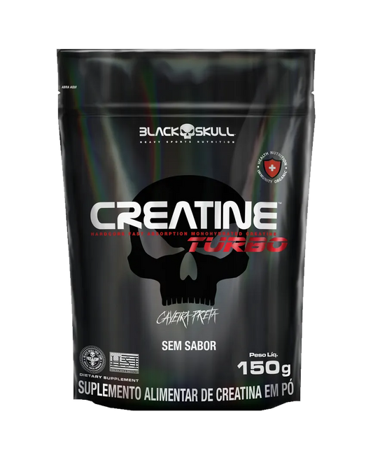CREATINE TURBO - 150g - (REFIL) - BLACK SKULL