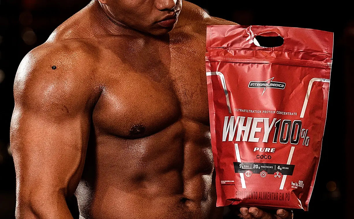 WHEY 100% - PROTEIN CONCENTRADO - 900g - REFIL - INTEGRAL MÉDICA