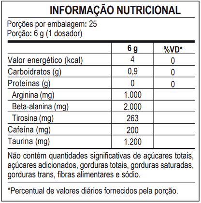 PRÉ-TREINO ÉGIDE 150g - MAX TITANIUM